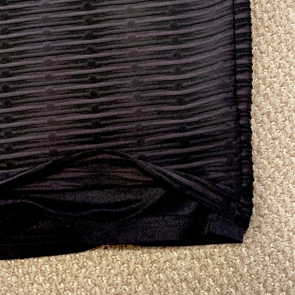 Textured Lined Pencil Skirt - Picture 4 of 4